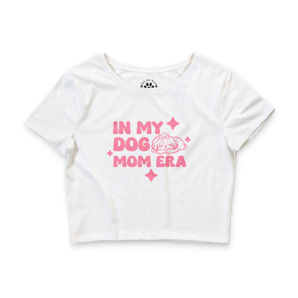 Shih Tzu Mom Crop Tee — Women’s Shih Tzu Dog Mom Top