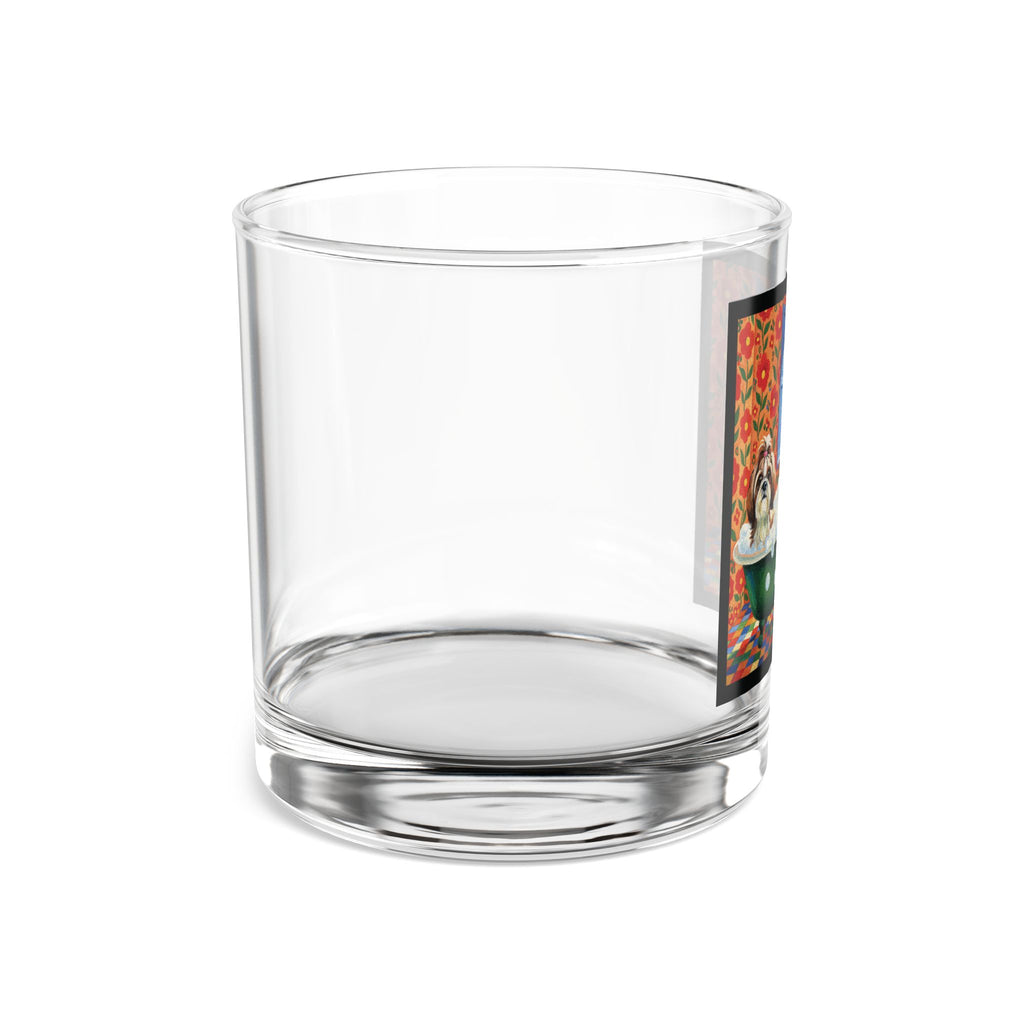 Funny Shih Tzu Bath Rocks Glass — 10oz Cute Dog Drinkware
