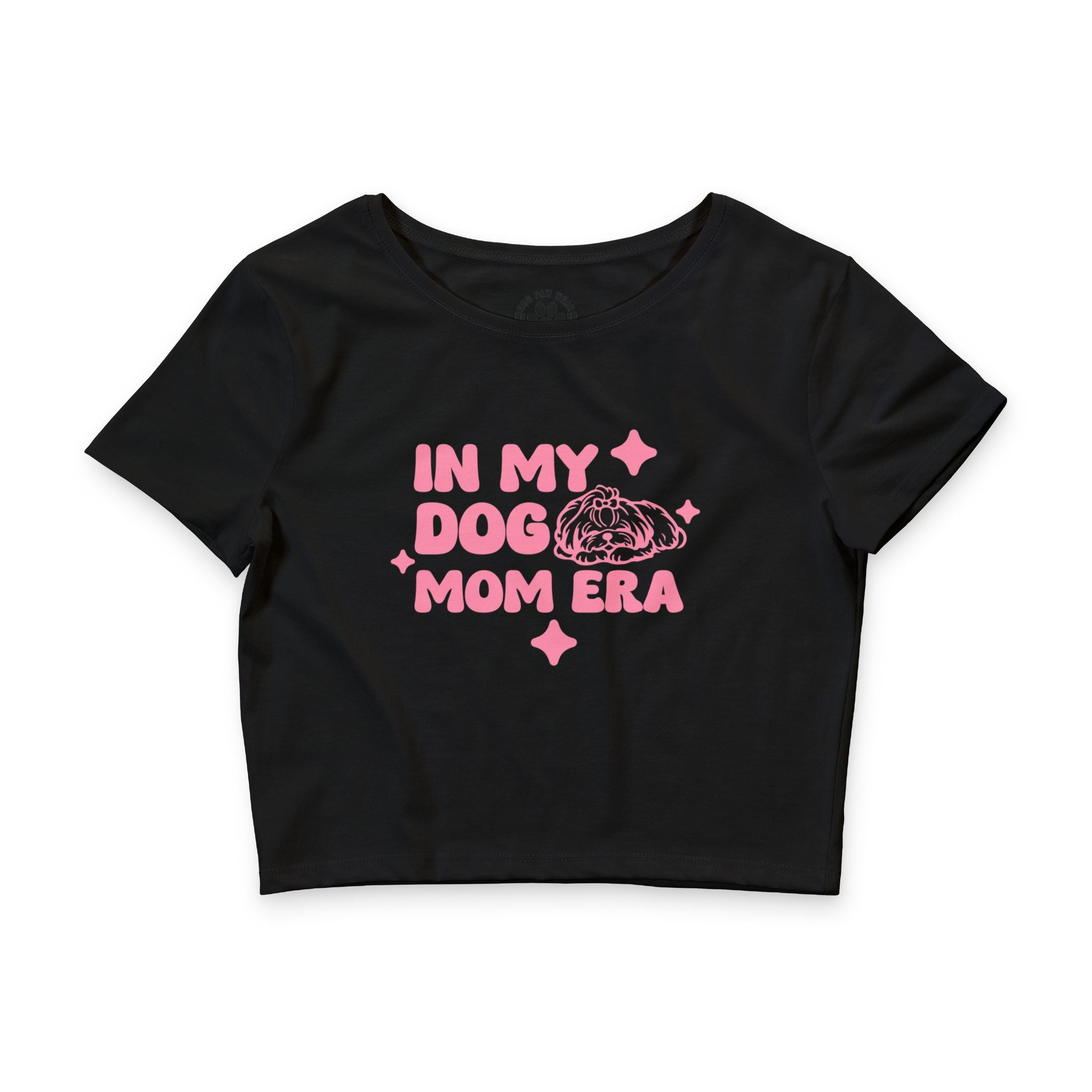 Shih Tzu Mom Crop Tee — Women’s Shih Tzu Dog Mom Top
