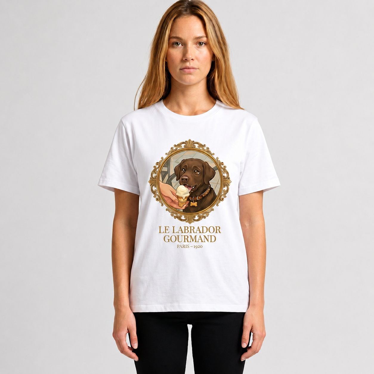 Chocolate Labrador Vintage Tee
