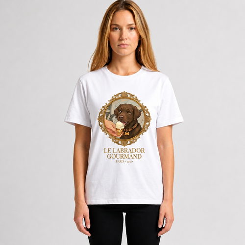 Chocolate Labrador Vintage Tee