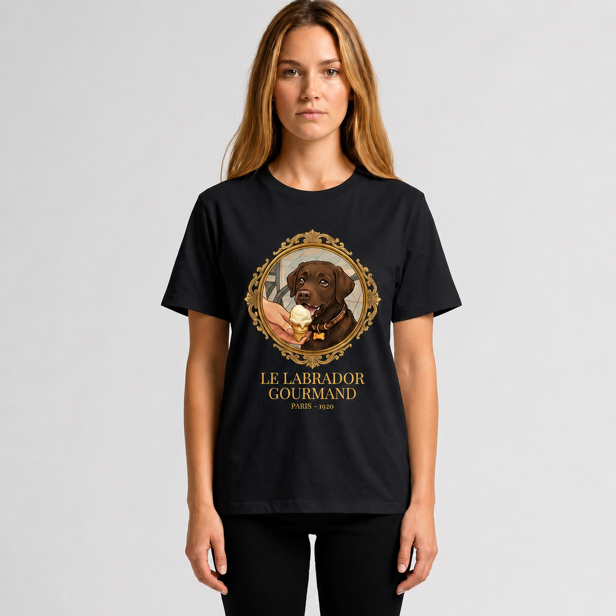 Chocolate Labrador Vintage Tee