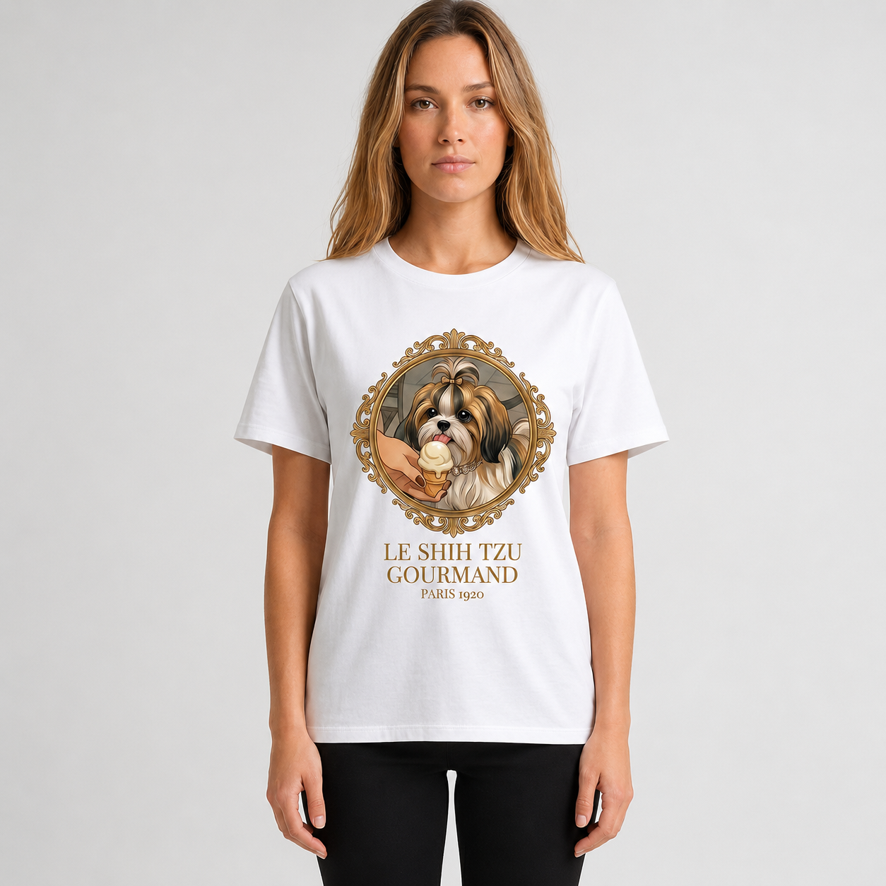 Shih Tzu Portrait Vintage Tee