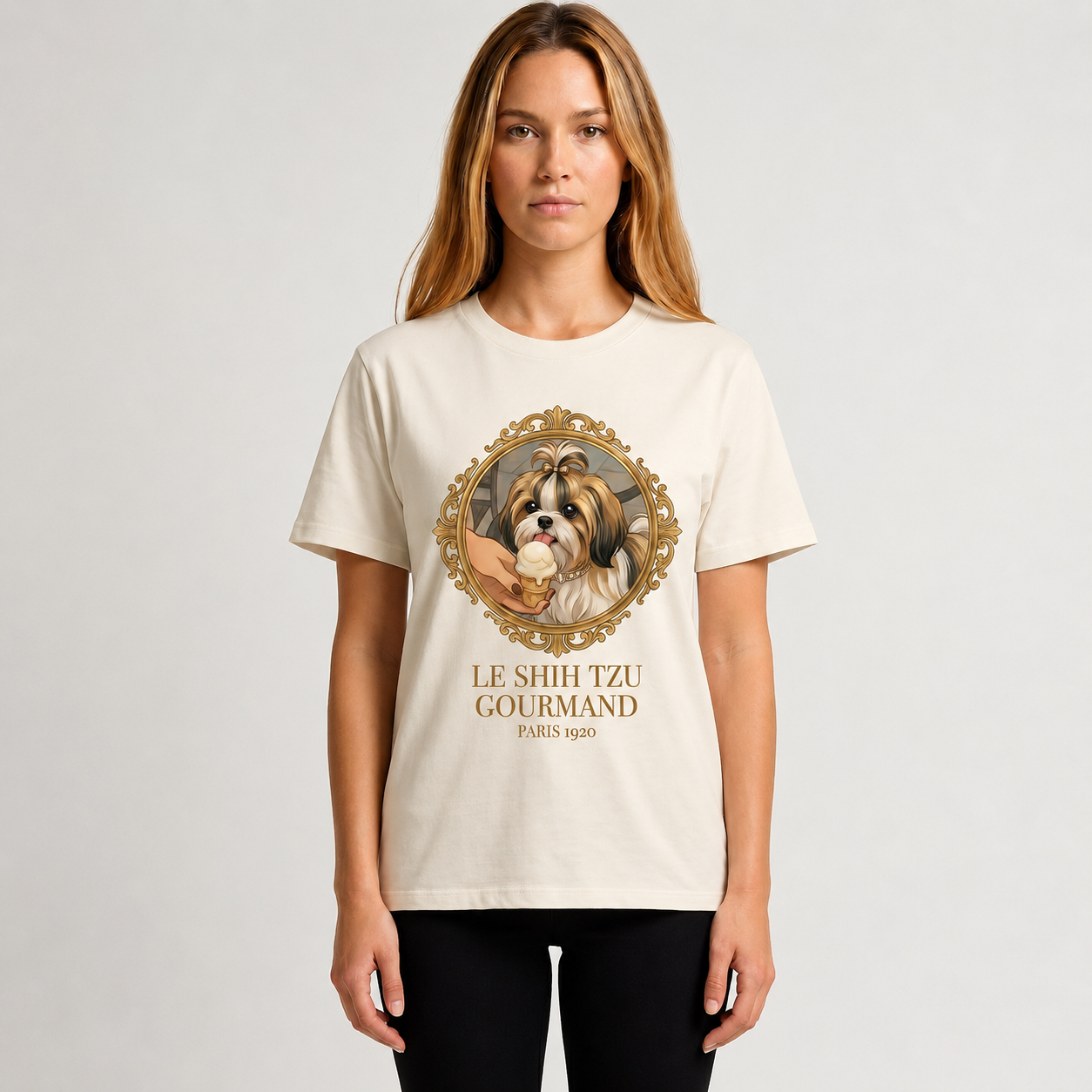 Shih Tzu Portrait Vintage Tee