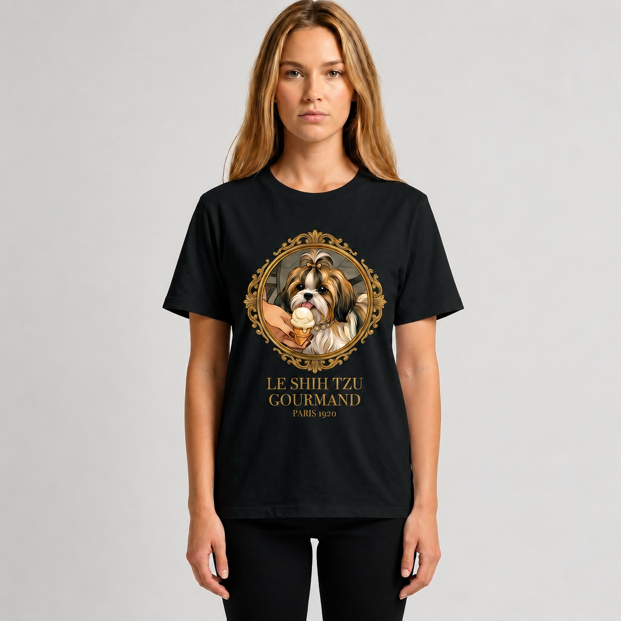 Shih Tzu Portrait Vintage Tee