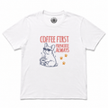 Coffee First Frenchie Tee