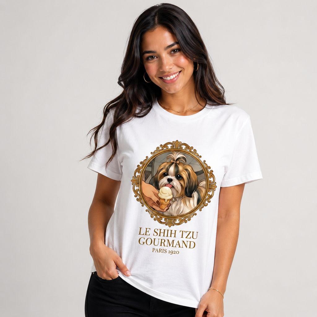 Shih Tzu Portrait Vintage Tee