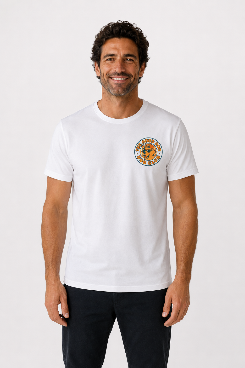 Good Dog Dog Club Tee — Proud Dog Dad Emblem