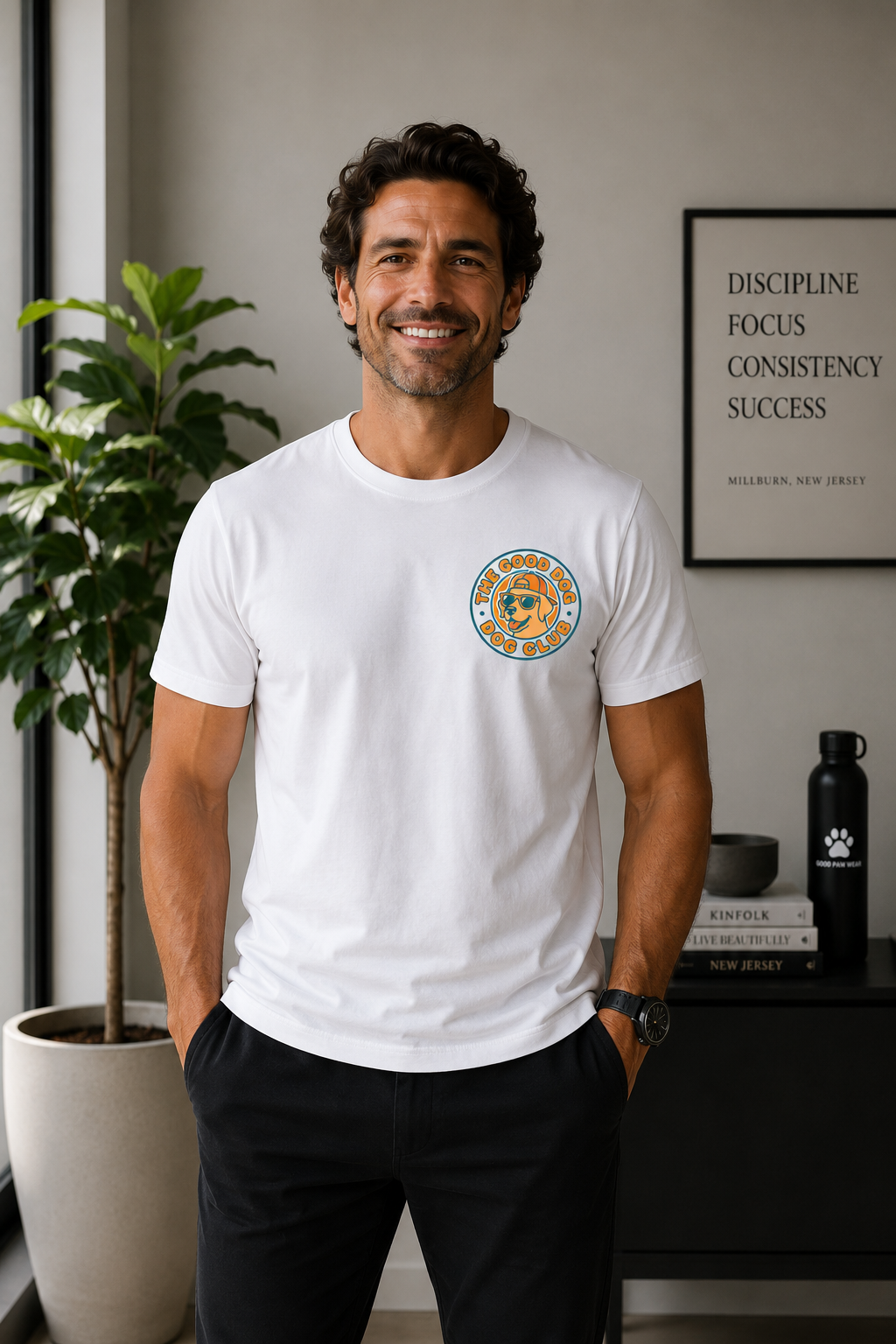 Good Dog Dog Club Tee — Proud Dog Dad Emblem