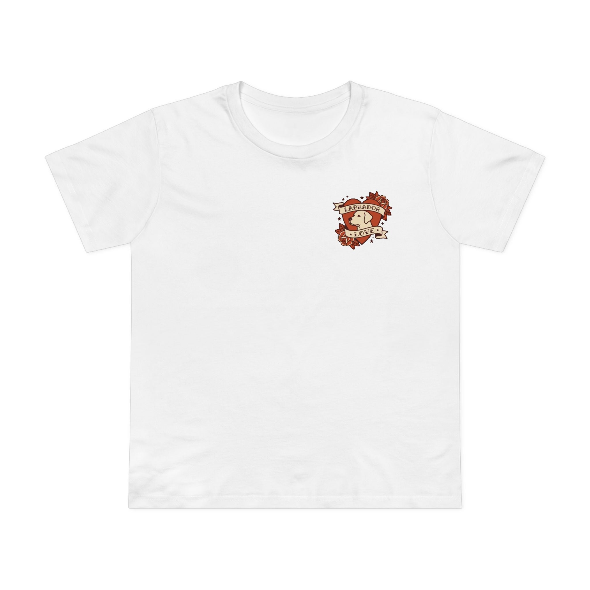 Labrador Heart Tattoo Women's Tee
