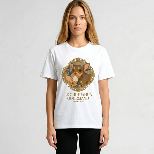 Chihuahua Portrait Vintage tee